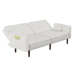 Convertible Futon Sofa Bed With Wooden Legs - ModernLuxe 16 Convertible Futon Sofa Bed With Wooden Legs - ModernLuxe -Famous Furniture Store GUEST 38f44563 3c83 45e4 9aed 5011448e4da7