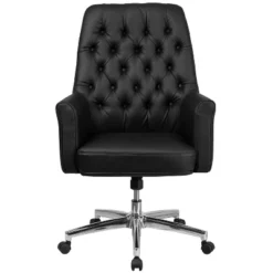 Flash Furniture Mid-Back Traditional Tufted LeatherSoft Executive Swivel Office Chair With Arms -Famous Furniture Store GUEST 392303f0 552f 490e b3ec 59ab95909aff