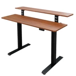 Stand Up Desk Store Programmable Electric Two-Tier Compact Standing Desk (48” Wide) -Famous Furniture Store GUEST 393b5cec 5628 4568 b170 73e1d8a4b9fc