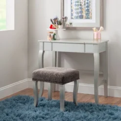 Harper Vanity Set Silver - Linon 26 Harper Vanity Set Silver - Linon -Famous Furniture Store GUEST 3a768253 d6bb 4879 9580 ab36144337ef