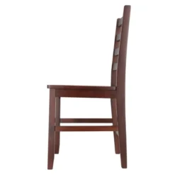 2pc Hamilton Ladder Back Chair - Antique Walnut - Winsome -Famous Furniture Store GUEST 3a87eb96 e720 47b3 b3fe efbf4e248c0e