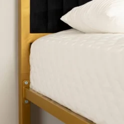 Queen Flam Upholstered Metal Bed - South Shore 19 Queen Flam Upholstered Metal Bed - South Shore -Famous Furniture Store GUEST 3b544852 d1bf 4f68 8cf1 cfa098446f15