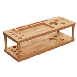 Makeup Station - Eco-Friendly Compact Modern Natural Bamboo Skincare Cosmetic And Vanity Organizer For Bedroom, Bathroom, Or Dorm By Hastings Home -Famous Furniture Store GUEST 3b753ad2 e774 4bca 9d8c 1eaef76c3f00