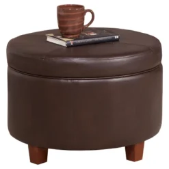 Large Round Storage Ottoman - HomePop 37 Large Round Storage Ottoman - HomePop -Famous Furniture Store GUEST 3c6d4398 6b29 44f5 9d75 bc50f44104fd