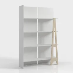 60" Atypik 4 Shelf Bookcase - Nexera -Famous Furniture Store GUEST 3d81dd73 5547 429e 991f 7622f6492efd
