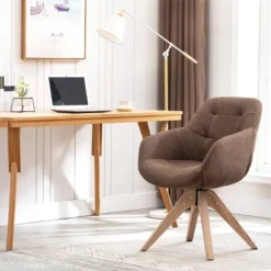 Upholstered Swivel Dining Armchair - Kinwell -Famous Furniture Store GUEST 3dccc602 3d7b 4ec3 97ff 67fbe8606f03