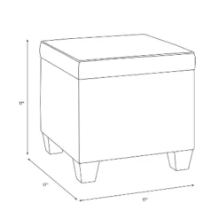 Fairland Storage Ottoman Golden Leaf Print - Skyline Furniture -Famous Furniture Store GUEST 3e26b521 2077 4a7b 98c4 2795a5a5dc75