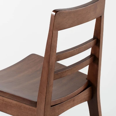 2pk Wood Ladder Back Counter Stool - Hearth & Hand™ With Magnolia 6 2pk Wood Ladder Back Counter Stool - Hearth & Hand™ With Magnolia - Image 4