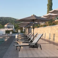 Flash Furniture Brazos Adjustable Chaise Lounge Chair With Arms, All-Weather Outdoor Five-Position Recliner -Famous Furniture Store GUEST 3f64fcd5 7d2e 4bfe 91bf eaa2c86057fa