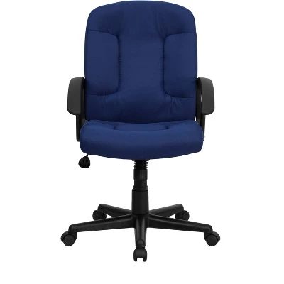 Executive Swivel Office Chair Navy - Flash Furniture 5 Executive Swivel Office Chair Navy - Flash Furniture - Image 3