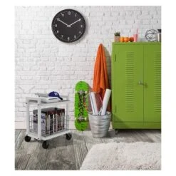 Cart System With Wheels 2 Tier White - Atlantic 14 Cart System With Wheels 2 Tier White - Atlantic -Famous Furniture Store GUEST 3f6fe532 eac8 49a8 824a f9245c5ca33f