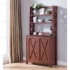 Doria Baker Rack Red Brown - MiBasics -Famous Furniture Store GUEST 423b4e1a d6f7 4202 8493 528903ebc72d