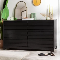 Ilya Solid Wood Modern Panel Front 6 Drawer Dresser - Saracina Home 24 Ilya Solid Wood Modern Panel Front 6 Drawer Dresser - Saracina Home -Famous Furniture Store GUEST 4253131c c54b 4d02 a982 7437557ea53a