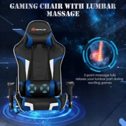 Costway Gaming Computer Desk&Massage Gaming Chair Set W/Monitor Shelf Power Strip 19 Costway Gaming Computer Desk&Massage Gaming Chair Set W/Monitor Shelf Power Strip -Famous Furniture Store GUEST 42f29af1 54ed 4604 9f0d 876a3314f2f8