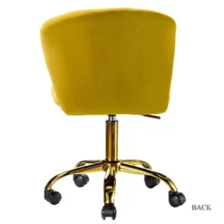Ilia Task Chair Swivel Office Chair Desk Chair With Tufted Back | Karat Home -Famous Furniture Store GUEST 43419892 2f82 47e5 bea7 d427113d0d90
