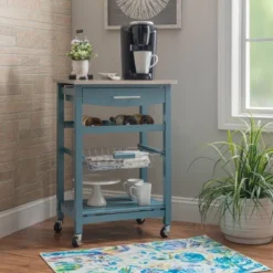 Clarke Kitchen Cart - Linon -Famous Furniture Store GUEST 43759889 1de5 4e3c 8060 06e185be94f1