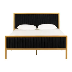 Queen Flam Upholstered Metal Bed - South Shore 26 Queen Flam Upholstered Metal Bed - South Shore -Famous Furniture Store GUEST 443610aa d118 46a1 9b47 7ae6e58a60c6