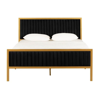 Queen Flam Upholstered Metal Bed - South Shore 13 Queen Flam Upholstered Metal Bed - South Shore - Image 11
