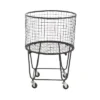 Industrial Metal Storage Cart Round Black CosmoLiving By Cosmopolitan -Famous Furniture Store GUEST 44dfdbd8 9468 465b bd8c 3084ce99a959