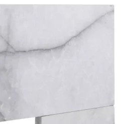 Dridun Faux Marble Fireplace White/Gray - Aiden Lane -Famous Furniture Store GUEST 454cb0b8 86c3 4279 9c8f e669a93a719d