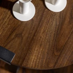 Wrightson Urban Industrial Faux Wrap Leg Round Side Table - Saracina Home -Famous Furniture Store GUEST 456673d7 f467 4828 bd8a ae55f8658639