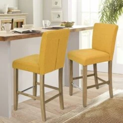 26" Portland Upholstered Counter Height Barstool Wood(Set Of 2) -The Pop Maison -Famous Furniture Store GUEST 4659aef4 4df4 40e2 8c8f 498f5be90b2e