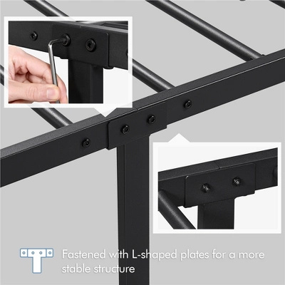 Yaheetech Simple Metal Bed Frame With Curved Design Headboard And Footboard 9 Yaheetech Simple Metal Bed Frame With Curved Design Headboard And Footboard - Image 7