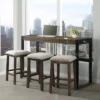 Enrico Multipurpose Bar Table Set Brown - Picket House Furnishings -Famous Furniture Store GUEST 480e5afb e29c 445a 8a97 300bc5624f2b