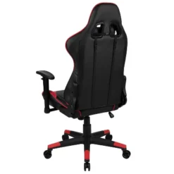 BlackArc Bravo Red Gaming Desk & Chair Set: High Back Gaming Chair With Lumbar Support & Adjustable Arms; Desk With Cupholder/Headphone Hook -Famous Furniture Store GUEST 483440eb 0c55 462c abe3 d381f410a402