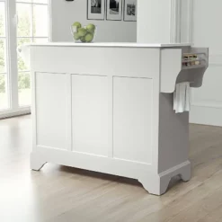 Lafayette Granite White Top Full Size Kitchen Island/Cart White - Crosley -Famous Furniture Store GUEST 485968d2 58d0 4859 9625 e807f7e011a0