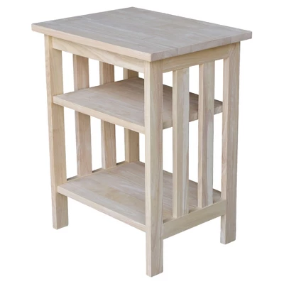 International Concepts Mission Printer Stand Unfinished 4 International Concepts Mission Printer Stand Unfinished - Image 2