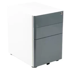 Flash Furniture Modern 3-Drawer Mobile Locking Filing Cabinet With Anti-Tilt Mechanism And Hanging Drawer For Legal & Letter Files -Famous Furniture Store GUEST 48ebcb8e 1335 47ef 96b1 9daf2bb153fb
