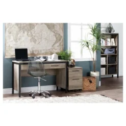 Munich 2 - Drawer Mobile File Cabinet - Weathered Oak - South Shore -Famous Furniture Store GUEST 4946198e 1440 46a0 9c2a d5053c1df50d