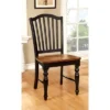 Set Of 2 Jameson Country Style Wooden Chair Black/Oak - HOMES: Inside + Out -Famous Furniture Store GUEST 495ca1ac 9d3a 45f4 a077 f39b2cf14749