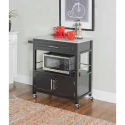 Cameron Kitchen Cart With Granite Top - Linon -Famous Furniture Store GUEST 4a826506 d33f 4a83 b249 c4013c25eac5