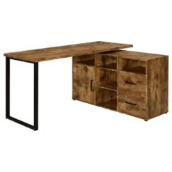 Hertford 2 Drawer L-Shape Desk - Coaster -Famous Furniture Store GUEST 4aa70a25 1083 4162 8af2 58cd51bc140d