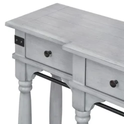 Vintage Style 60" Console Table With Storage Drawers And Bottom Shelf - ModernLuxe 15 Vintage Style 60" Console Table With Storage Drawers And Bottom Shelf - ModernLuxe -Famous Furniture Store GUEST 4b68f105 39d0 4114 a5e3 39ea479de46f