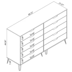 Rockefeller 10 Drawer Dresser, 3 Drawer Dresser And 2 Drawer Nightstand Set - Manhattan Comfort 21 Rockefeller 10 Drawer Dresser, 3 Drawer Dresser And 2 Drawer Nightstand Set - Manhattan Comfort -Famous Furniture Store GUEST 4cb092f4 6a57 4443 874e 713850595b1b