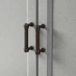 3pc Tara Entertainment Set With Closed Storage Distressed Gray - Crosley -Famous Furniture Store GUEST 4ce19f1f 2357 440a 9fc8 2d6db003168c