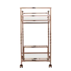 Iverson Metal Mirrored Bar Cart - Aiden Lane -Famous Furniture Store GUEST 4df2cf59 ded1 4153 9ea3 5247865d2ec2