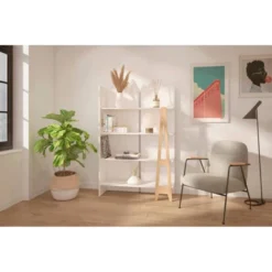 60" Atypik 4 Shelf Bookcase - Nexera -Famous Furniture Store GUEST 4e212a58 995a 4343 a5ea ee92f87a9776