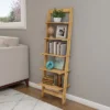 Hastings Home 5-Tier Bookshelf - 50" Tall, Pickled Oak Wood Finish -Famous Furniture Store GUEST 4e2fe524 7201 481f 8e43 67beae18dc28