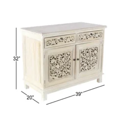 Traditional Mahogany Cabinet White - Olivia & May -Famous Furniture Store GUEST 4e5ff1d9 3fd5 4045 81d2 f9e074d2e013