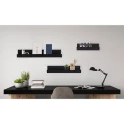 3pc Levie Wooden Picture Ledge Wall Shelf Set - Kate & Laurel All Things Decor -Famous Furniture Store GUEST 4e673595 63e7 462c 9977 a7e395cf3893