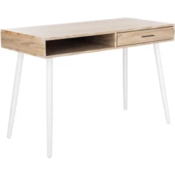Jorja 1 Drawer 1 Shelf Desk - Safavieh -Famous Furniture Store GUEST 51d69eee fdd0 4d85 a21a e0d3a1d0b037