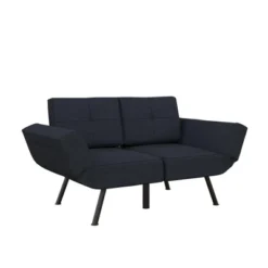 RealRooms Euro Upholstered Tufted Loveseat Futon With Storage Pockets -Famous Furniture Store GUEST 52a7c3f4 c33a 4a55 97b5 f1c48c45bee6