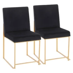 Set Of 2 High Back Fuji Contemporary Dining Chairs - LumiSource -Famous Furniture Store GUEST 558a7c33 5568 40c2 ad95 83bad9851f8c
