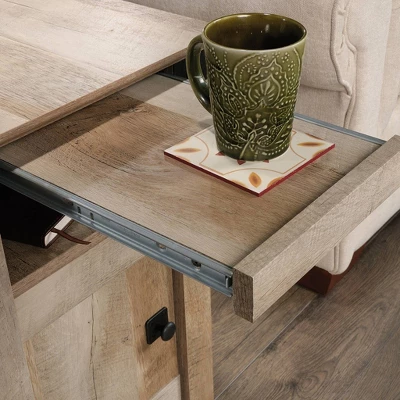 Carson Forge Side Table Lintel Oak - Sauder 3 Carson Forge Side Table Lintel Oak - Sauder