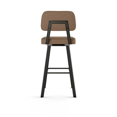 26.75" Clarkson Swivel Counter Height Barstool - Amisco 3 26.75" Clarkson Swivel Counter Height Barstool - Amisco