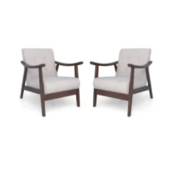 Set Of 2 Chabani Mid-Century Modern Accent Chair - Christopher Knight Home 12 Set Of 2 Chabani Mid-Century Modern Accent Chair - Christopher Knight Home -Famous Furniture Store GUEST 55943e35 57bc 4df2 8f26 be575392c843